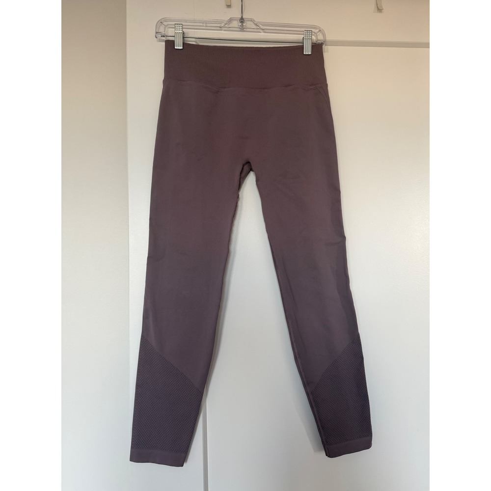 Lululemon Reveal Tight Zen Expression Purple Seamless High Rise Leggings Size 8